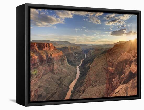 USA, Arizona, Grand Canyon National Park (North Rim), Toroweap (Tuweep) Overlook-Michele Falzone-Framed Stretched Canvas