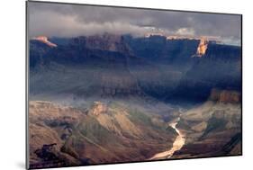 USA, Arizona, Grand Canyon National Park. Overview of canyon and Colorado River.-Jaynes Gallery-Mounted Photographic Print