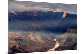 USA, Arizona, Grand Canyon National Park. Overview of canyon and Colorado River.-Jaynes Gallery-Mounted Premium Photographic Print