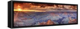 USA, Arizona, Grand Canyon National Park (South Rim), Colorado River from Mohave Point-Michele Falzone-Framed Stretched Canvas