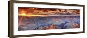 USA, Arizona, Grand Canyon National Park (South Rim), Colorado River from Mohave Point-Michele Falzone-Framed Photographic Print