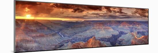 USA, Arizona, Grand Canyon National Park (South Rim), Colorado River from Mohave Point-Michele Falzone-Mounted Photographic Print