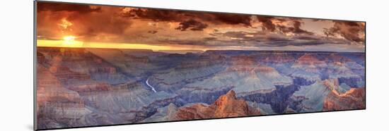 USA, Arizona, Grand Canyon National Park (South Rim), Colorado River from Mohave Point-Michele Falzone-Mounted Photographic Print