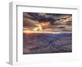 USA, Arizona, Grand Canyon National Park (South Rim), Colorado River from Mohave Point-Michele Falzone-Framed Photographic Print