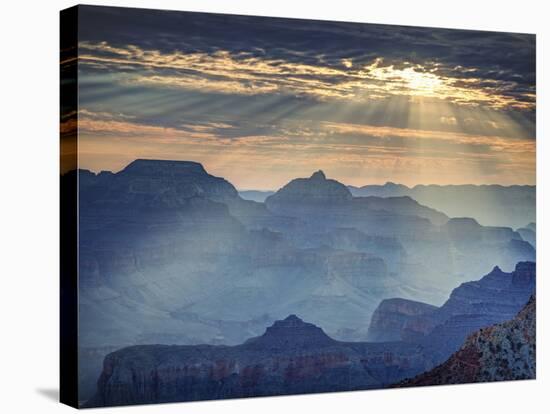 USA, Arizona, Grand Canyon National Park (South Rim), Mather Point-Michele Falzone-Stretched Canvas