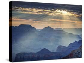 USA, Arizona, Grand Canyon National Park (South Rim), Mather Point-Michele Falzone-Stretched Canvas