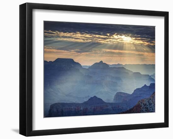 USA, Arizona, Grand Canyon National Park (South Rim), Mather Point-Michele Falzone-Framed Photographic Print