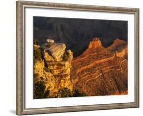 USA, Arizona, Grand Canyon National Park. Sunrise at Yaki Point on the South Rim-Ann Collins-Framed Photographic Print