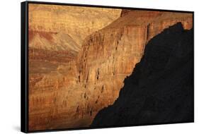 USA, Arizona, Grand Canyon National Park. Sunrise on Canyon Cliffs-Don Grall-Framed Stretched Canvas