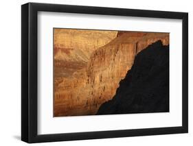 USA, Arizona, Grand Canyon National Park. Sunrise on Canyon Cliffs-Don Grall-Framed Photographic Print