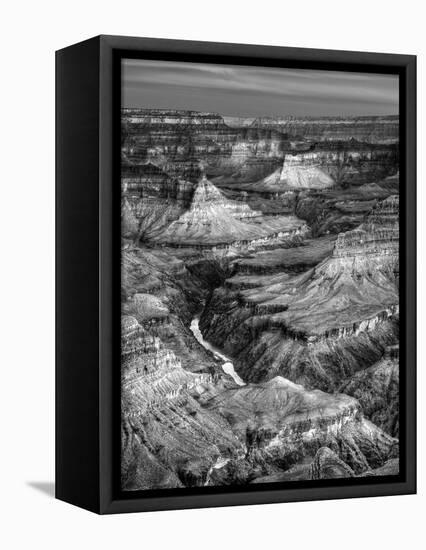 USA, Arizona, Grand Canyon National Park, Sunrise View of Colorado River from Mojave Point-Ann Collins-Framed Stretched Canvas