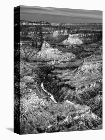 USA, Arizona, Grand Canyon National Park, Sunrise View of Colorado River from Mojave Point-Ann Collins-Stretched Canvas