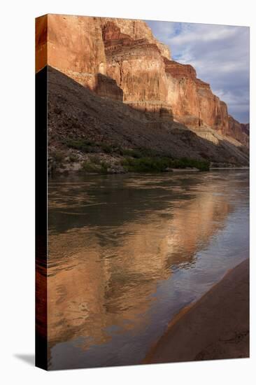 USA, Arizona, Grand Canyon NP. Sunset Reflected on Colorado River-Don Grall-Stretched Canvas