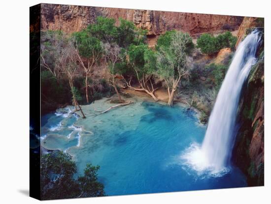 USA, Arizona, Havasupai Reservation. Havasu Falls in the Grand Canyon-Jaynes Gallery-Stretched Canvas