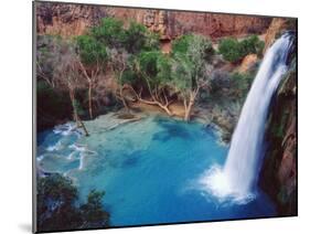 USA, Arizona, Havasupai Reservation. Havasu Falls in the Grand Canyon-Jaynes Gallery-Mounted Premium Photographic Print