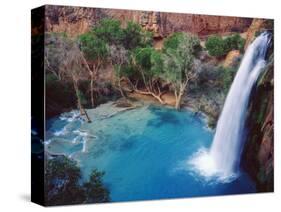 USA, Arizona, Havasupai Reservation. Havasu Falls in the Grand Canyon-Jaynes Gallery-Stretched Canvas