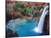 USA, Arizona, Havasupai Reservation. Havasu Falls in the Grand Canyon-Jaynes Gallery-Stretched Canvas