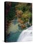 USA, Arizona, Havasupai Reservation. Mooney Falls in the Grand Canyon-Jaynes Gallery-Stretched Canvas