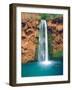 USA, Arizona, Havasupai Reservation. Mooney Falls in the Grand Canyon-Jaynes Gallery-Framed Photographic Print