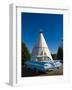 USA, Arizona, Holbrook, Route 66, Wigwam Motel, Chevrolet Impala-Alan Copson-Framed Photographic Print