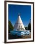 USA, Arizona, Holbrook, Route 66, Wigwam Motel, Chevrolet Impala-Alan Copson-Framed Photographic Print