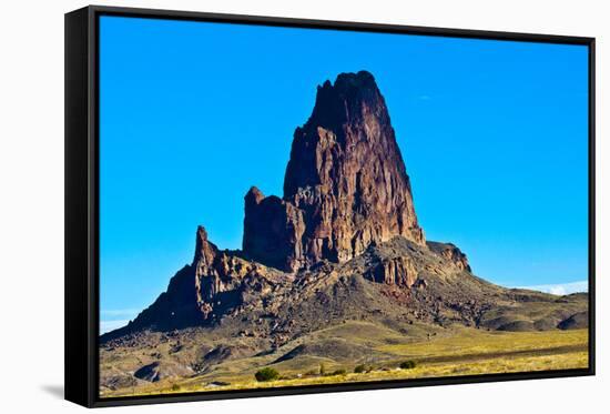 USA, Arizona, Kayenta, Agathla Peak-Bernard Friel-Framed Stretched Canvas