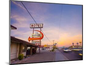 USA, Arizona, Kingman, Route 66, Route 66 Motel-Alan Copson-Mounted Photographic Print