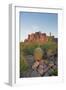 USA, Arizona, Lost Dutchman State Park. Barrel Cactus and Superstition Mountains-Kevin Oke-Framed Photographic Print