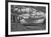 USA, Arizona, Monument Valley Approaching Storm-John Ford-Framed Photographic Print