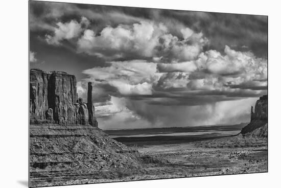 USA, Arizona, Monument Valley Approaching Storm-John Ford-Mounted Premium Photographic Print