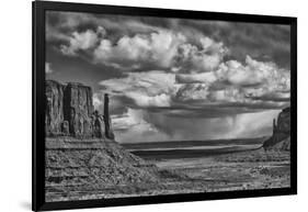 USA, Arizona, Monument Valley Approaching Storm-John Ford-Framed Photographic Print