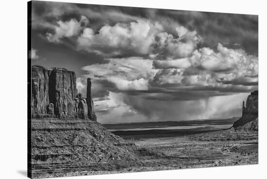 USA, Arizona, Monument Valley Approaching Storm-John Ford-Stretched Canvas