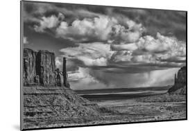 USA, Arizona, Monument Valley Approaching Storm-John Ford-Mounted Photographic Print