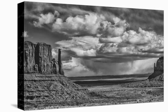 USA, Arizona, Monument Valley Approaching Storm-John Ford-Stretched Canvas