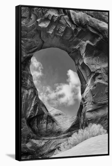 USA, Arizona, Monument Valley Ear-Of-The-Wind Band-John Ford-Framed Stretched Canvas