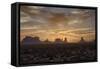 USA, Arizona, Monument Valley, First Light-John Ford-Framed Stretched Canvas