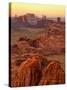 USA, Arizona, Monument Valley, Sunset View from Hunt's Mesa-Ann Collins-Stretched Canvas