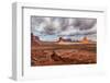 USA, Arizona, Monument Valley, under Clouds-John Ford-Framed Photographic Print