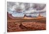 USA, Arizona, Monument Valley, under Clouds-John Ford-Framed Photographic Print