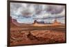 USA, Arizona, Monument Valley, under Clouds-John Ford-Framed Photographic Print