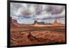 USA, Arizona, Monument Valley, under Clouds-John Ford-Framed Photographic Print