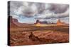 USA, Arizona, Monument Valley, under Clouds-John Ford-Stretched Canvas