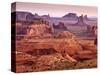 USA, Arizona, Monument Valley, View from Hunt's Mesa at Dawn-Ann Collins-Stretched Canvas