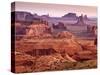 USA, Arizona, Monument Valley, View from Hunt's Mesa at Dawn-Ann Collins-Stretched Canvas