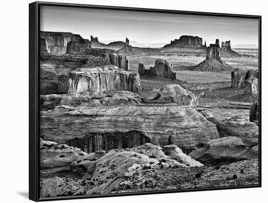 USA, Arizona, Monument Valley, View from Hunt's Mesa at Dawn-Ann Collins-Framed Photographic Print