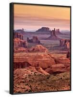 USA, Arizona, Monument Valley, View from Hunt's Mesa at Dawn-Ann Collins-Framed Photographic Print