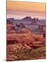 USA, Arizona, Monument Valley, View from Hunt's Mesa at Dawn-Ann Collins-Mounted Photographic Print