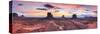 USA, Arizona, Monument Valley-Michele Falzone-Stretched Canvas