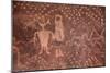 USA, Arizona, Mystery Valley Petroglyph Panel-John Ford-Mounted Photographic Print