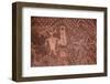 USA, Arizona, Mystery Valley Petroglyph Panel-John Ford-Framed Photographic Print